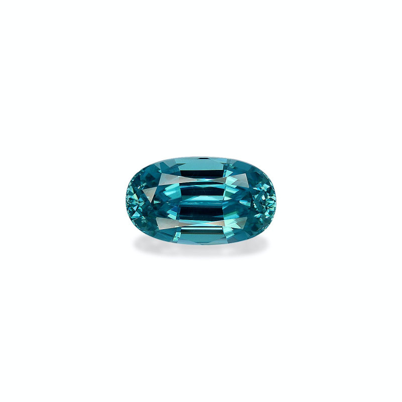 OVAL-cut Blue Zircon Blue 4.47 carats
