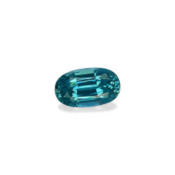 Ovale Blauwe Zirkoon van 4.47 karaat