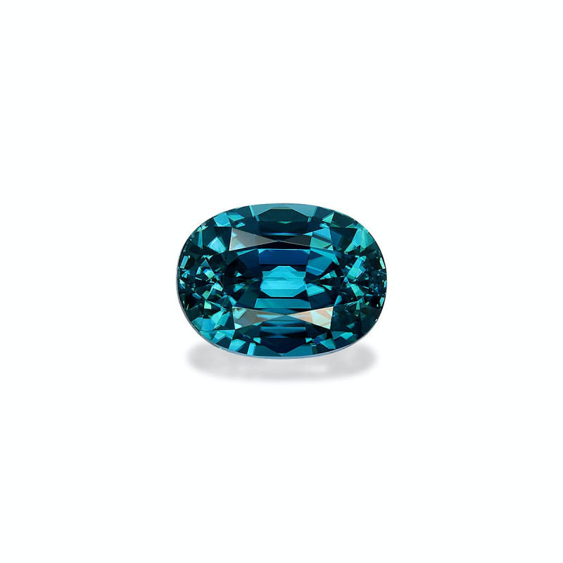 OVAL-cut Blue Zircon Cobalt Blue 4.16 carats