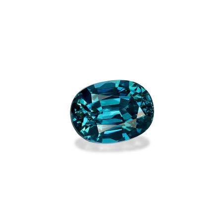 Blauer Zirkon lengte OVAL Cobalt Blue 4.16 karaten