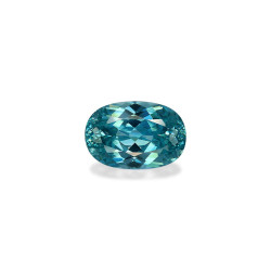 OVAL-cut Blue Zircon Blue...