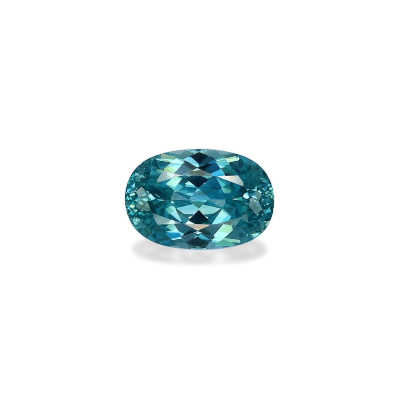 蓝锆石 taille 椭圆形 蓝色 5.07 carats