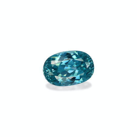 OVAL-cut Blue Zircon Blue 5.07 carats