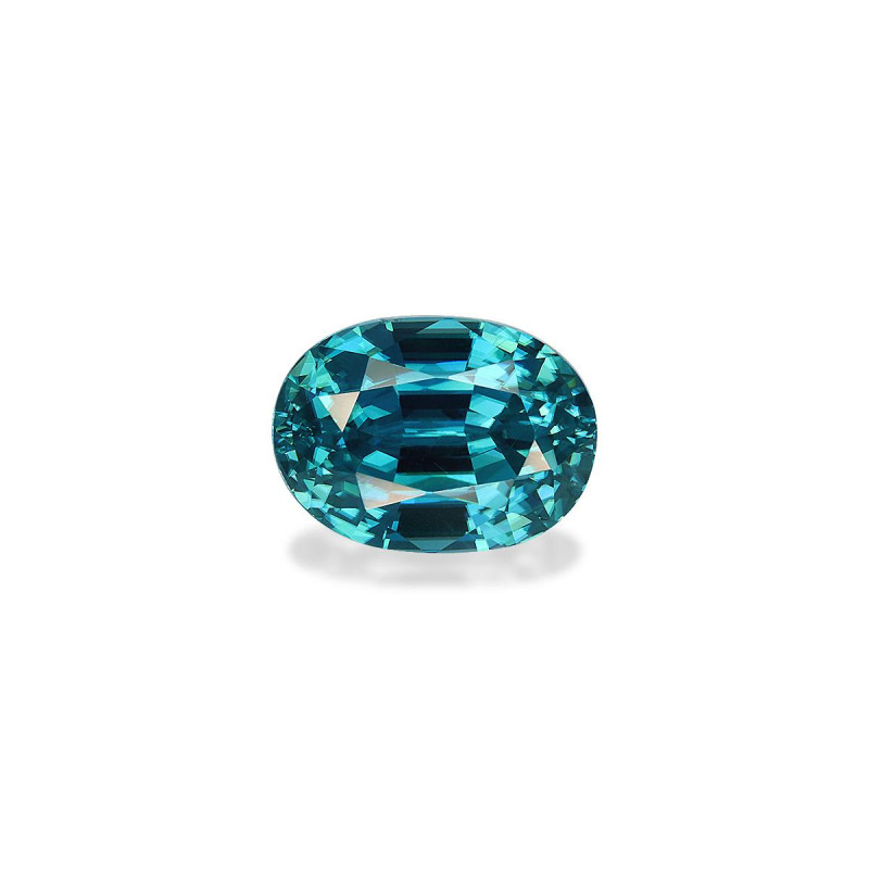 Zircon Bleu taille OVALE Bleu 6.20 carats