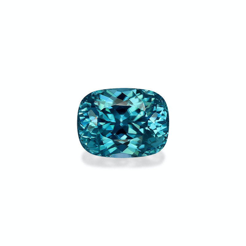 CUSHION-cut Blue Zircon Blue 7.72 carats