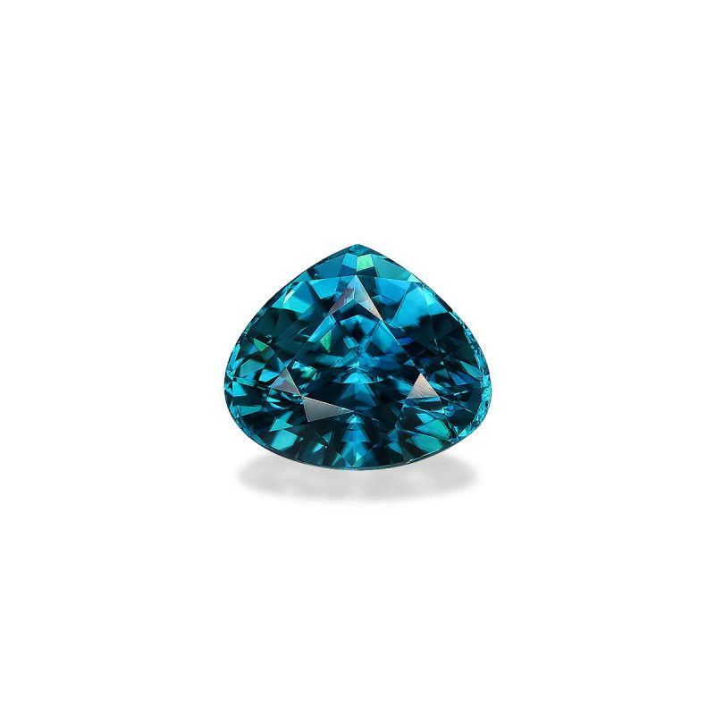 Pear-cut Blue Zircon Cobalt Blue 8.50 carats