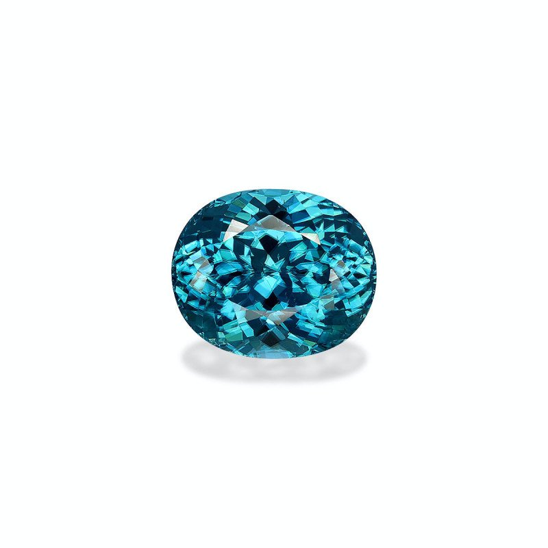 Zircon Bleu taille OVALE Bleu 11.51 carats