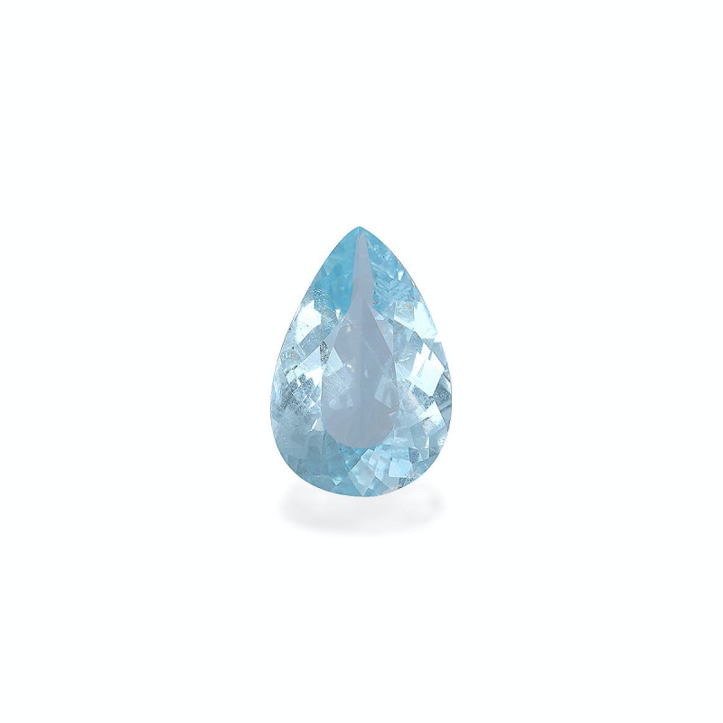 Aguamarina taille Poire Bleu Ciel 6.27 carats