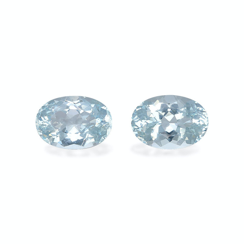 Aguamarina taille OVALE Bleu Ciel 15.01 carats