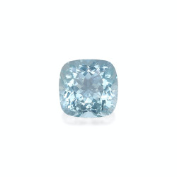 CUSHION-cut Aquamarine Sky...