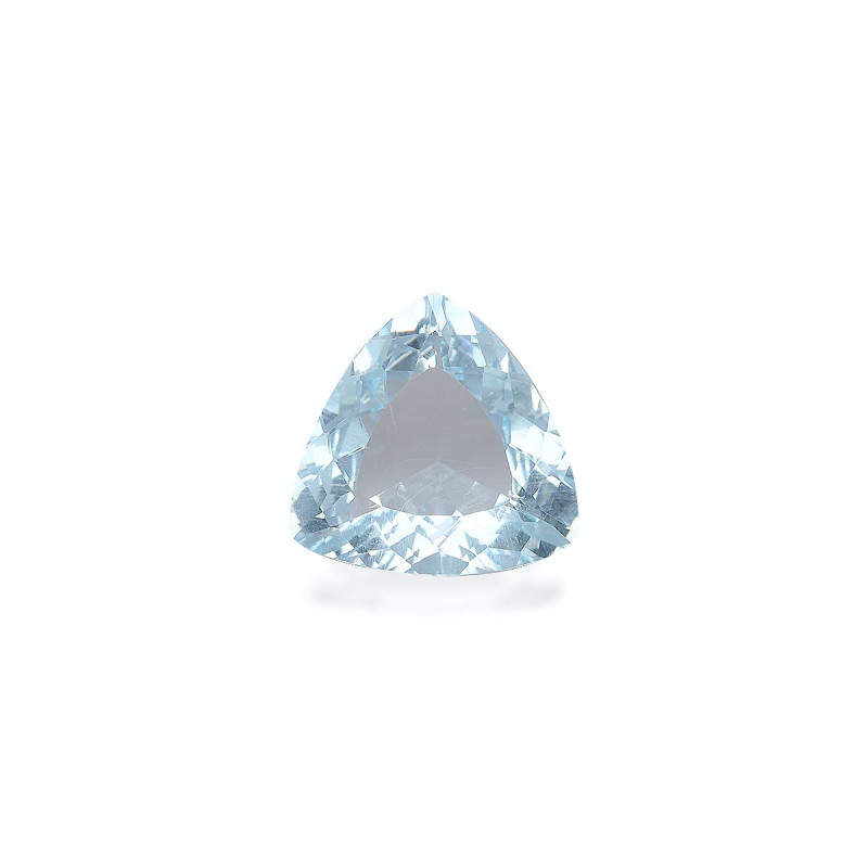 Aguamarina taille Trilliant Bleu Ciel 4.40 carats
