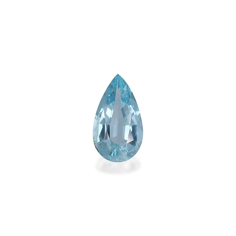 Aguamarina taille Poire Baby Blue 4.43 carats