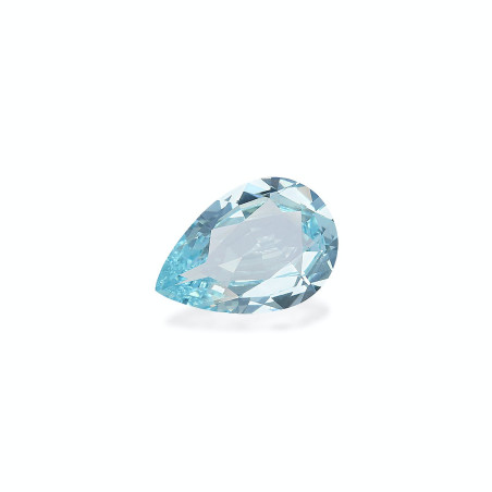 海蓝宝 taille 梨子 蔚蓝色的婴儿 3.48 carats