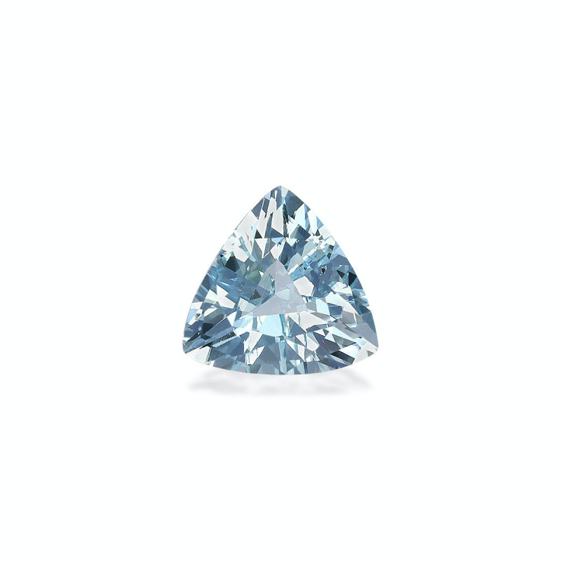 Aguamarina taille Trilliant Bleu Ciel 3.62 carats