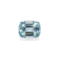 CUSHION-cut Aquamarine Sky...