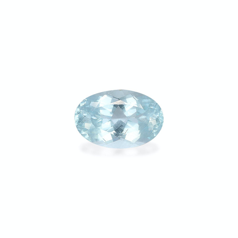 OVAL-cut Aquamarine Sky Blue 3.99 carats