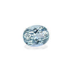 Ovaal geslepen Baby Blauwe Aquamarijn van 3,81 karaat