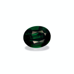ovale geslepen tsavoriet groen 4,34 karaat