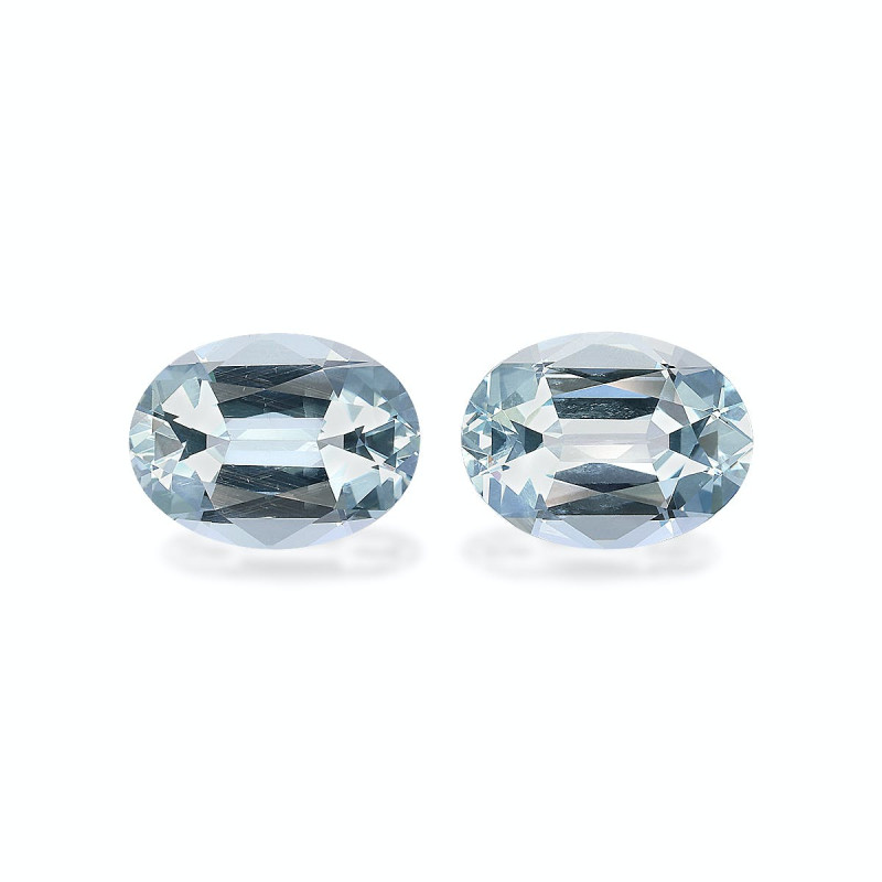 Aquamarin lengte OVAL Himmelblau 7.64 karaten