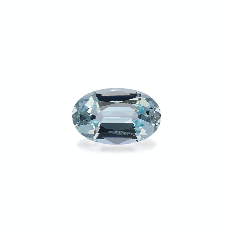 Aguamarina taille OVALE Baby Blue 4.19 carats