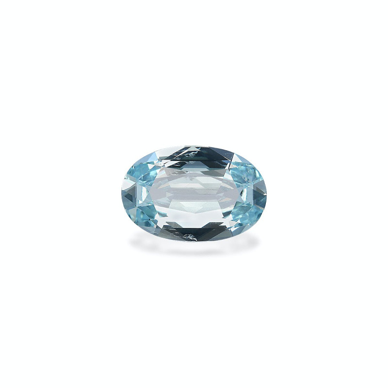 Aigue-Marine taille OVALE Bleu Ciel 3.06 carats