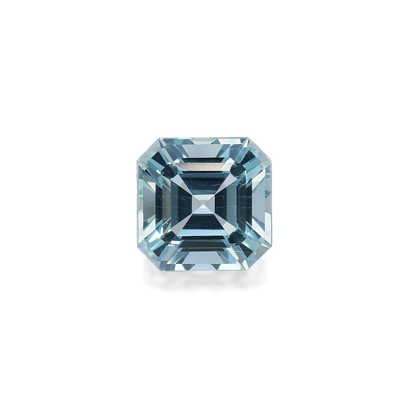 Aguamarina taille CARRÉ Bleu Ciel 1.94 carats