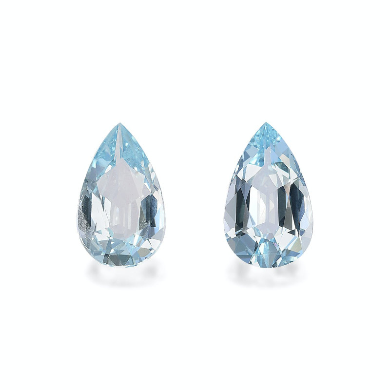 Aguamarina taille Poire Baby Blue 5.36 carats