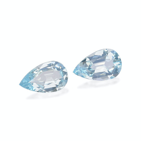 海蓝宝 taille 梨子 蔚蓝色的婴儿 5.36 carats