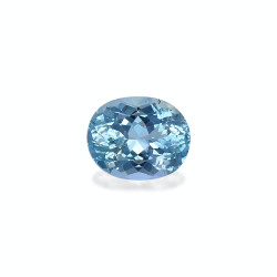 Aquamarin lengte OVAL Blau...