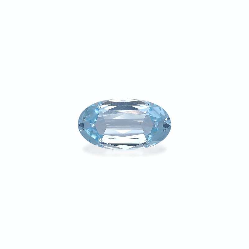 OVAL-cut Aquamarine Baby Blue 6.60 carats