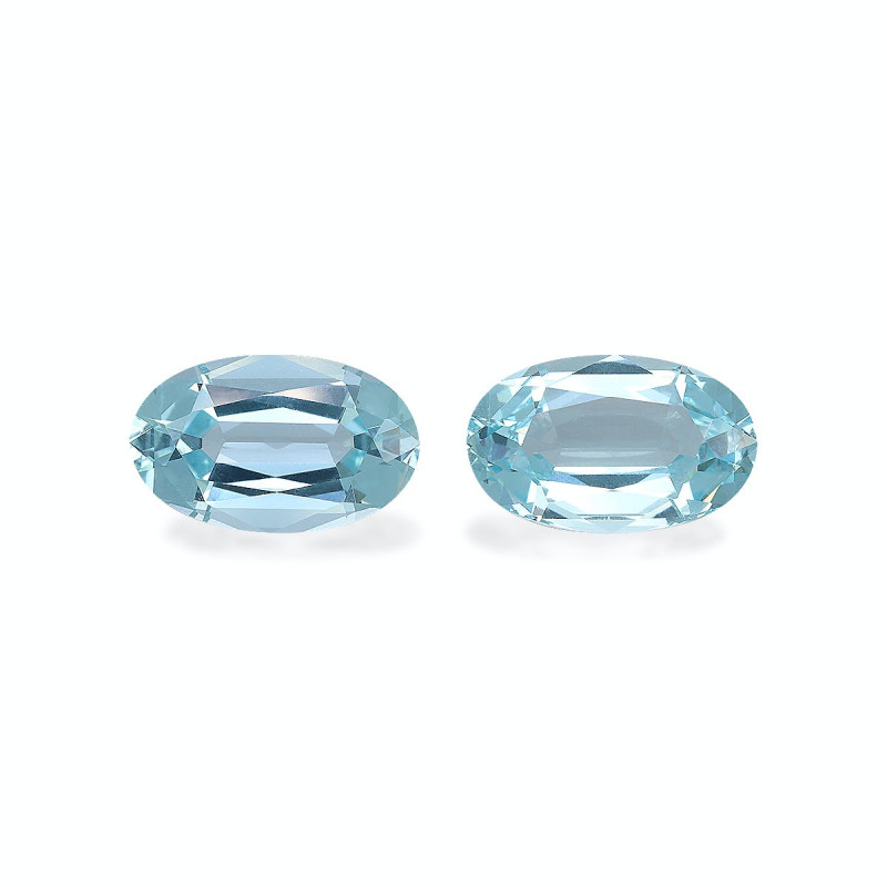 Aquamarin lengte OVAL Baby blau 16.89 karaten