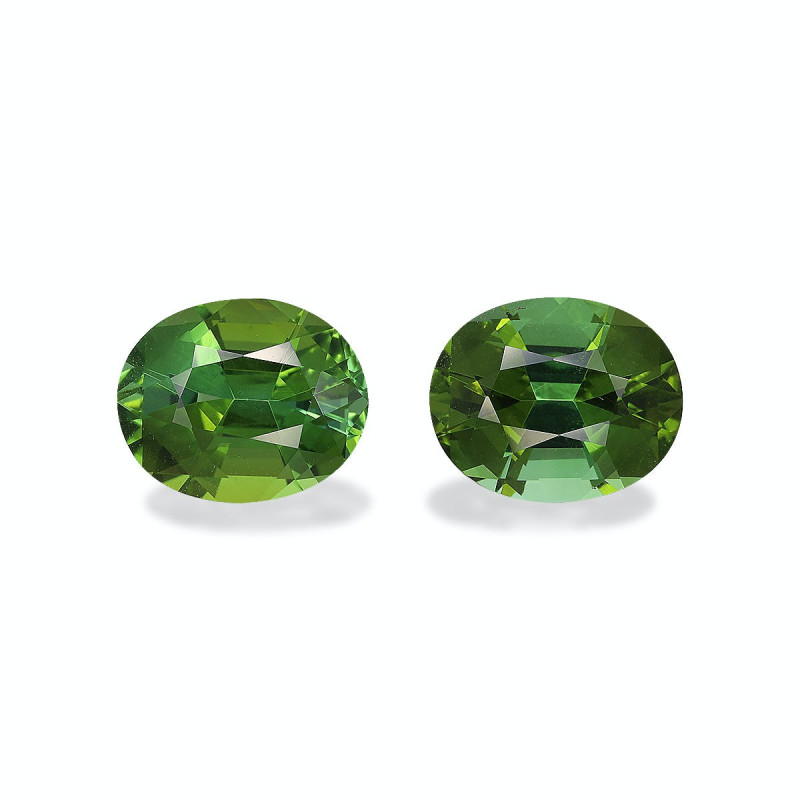 Tourmaline Verte taille OVALE Lime Green 8.06 carats