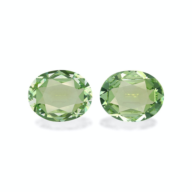 OVAL-cut Green Tourmaline Pale Green 5.19 carats
