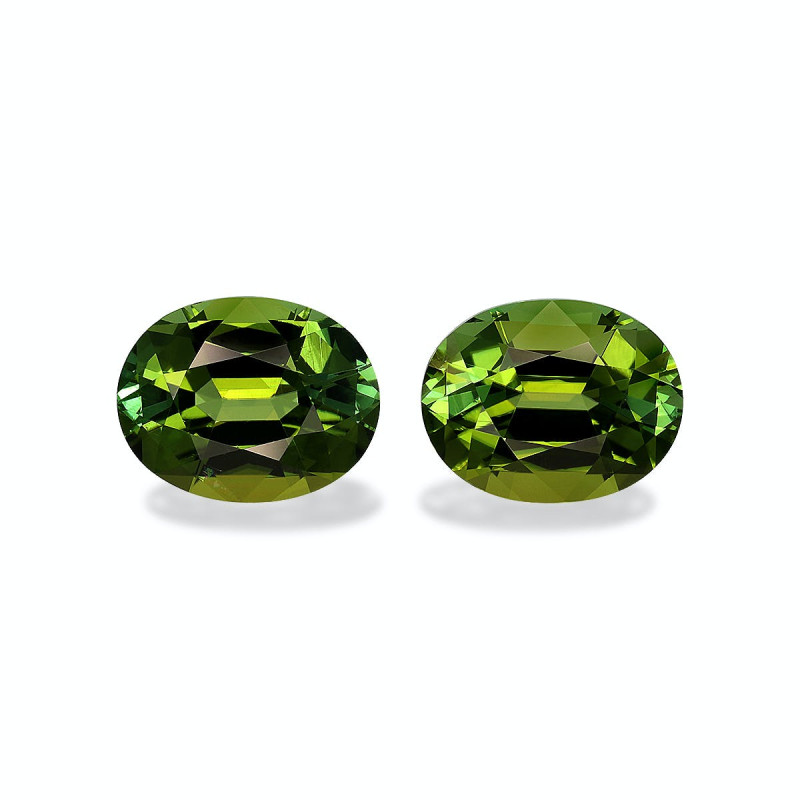 OVAL-cut Green Tourmaline Lime Green 7.91 carats