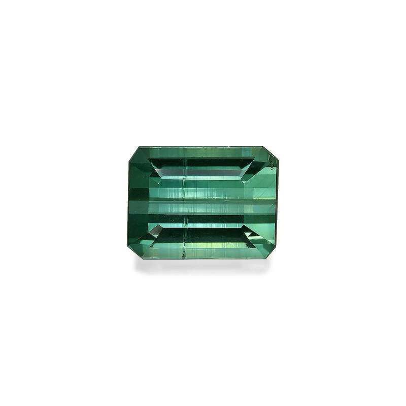 RECTANGULAR-cut Green Tourmaline Basil Green 3.88 carats