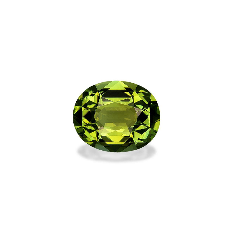 绿色电气石 taille 椭圆形 青柠绿 3.08 carats