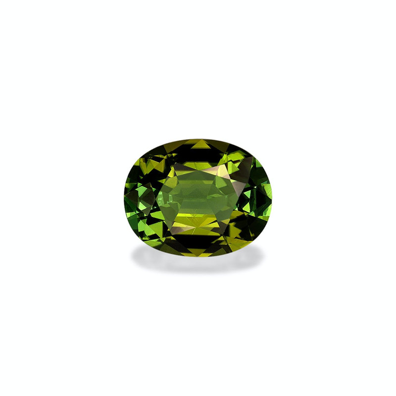 OVAL-cut Green Tourmaline Lime Green 3.05 carats