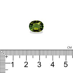 Ovale Limegroene Toermalijn van 3,05 karaat