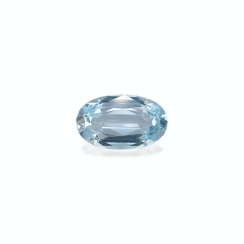 Aquamarin lengte OVAL Baby blau 5.83 karaten
