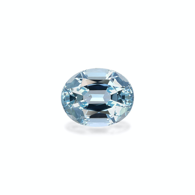 Aquamarin lengte OVAL Baby blau 4.07 karaten