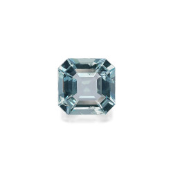 方形宝石尺寸的浅蓝色海蓝宝石2.81克拉