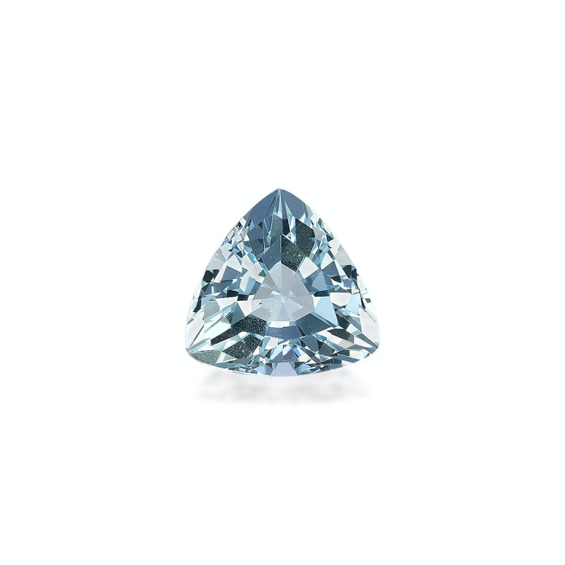 Aguamarina taille Trilliant Bleu Ciel 2.98 carats