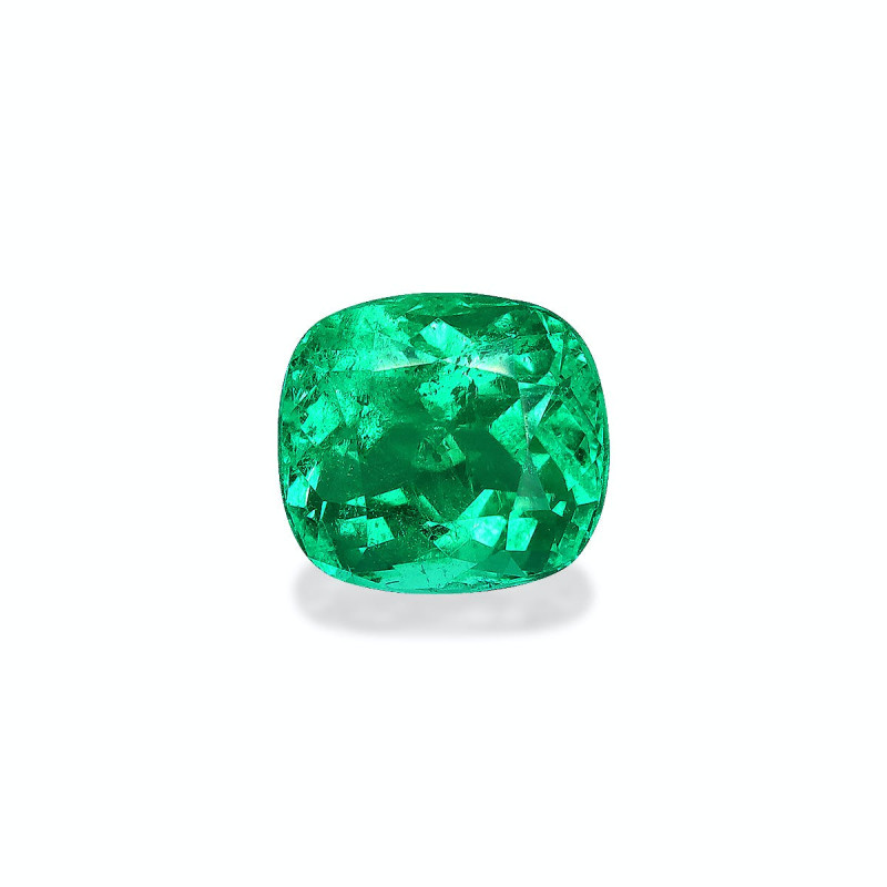 CUSHION-cut Colombian Emerald Green 1.23 carats