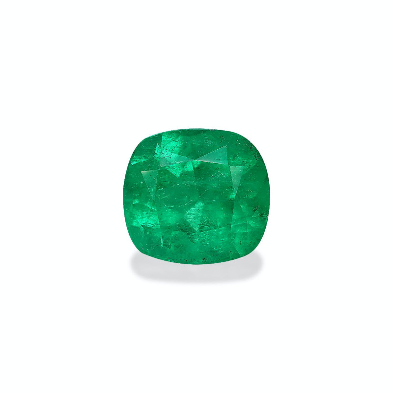 Emeraude de Colombie taille COUSSIN Vert 2.13 carats