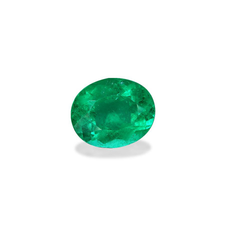 OVAL-cut Colombian Emerald Green 1.76 carats