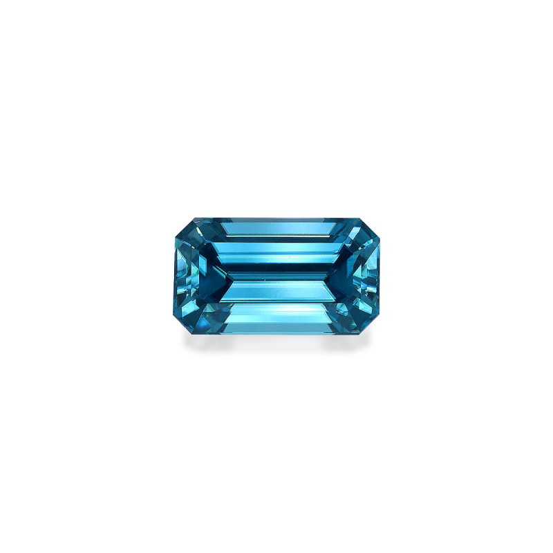Zircon Bleu taille RECTANGULARE Bleu 10.93 carats