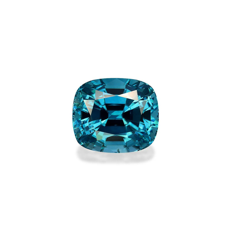 CUSHION-cut Blue Zircon Blue 8.69 carats