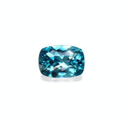 CUSHION-cut Blue Zircon...