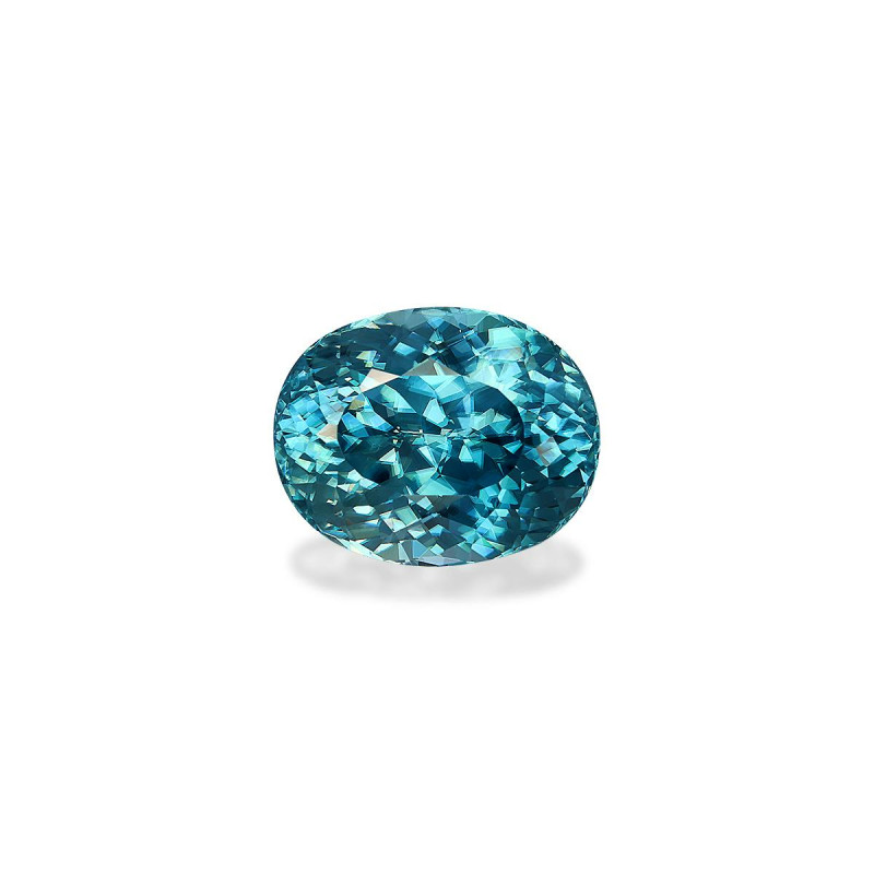 OVAL-cut Blue Zircon Blue 10.27 carats