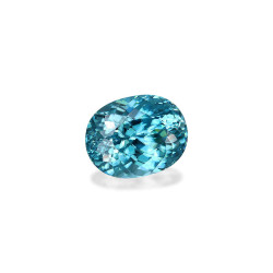 Ovale Blauwe Zirkoon van 13,39 karaat
